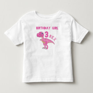 drei rex Geburtstags-Shirt Kleinkind T-shirt