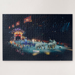 Drei-Ringe-Zirkuselefant Arena Puzzle