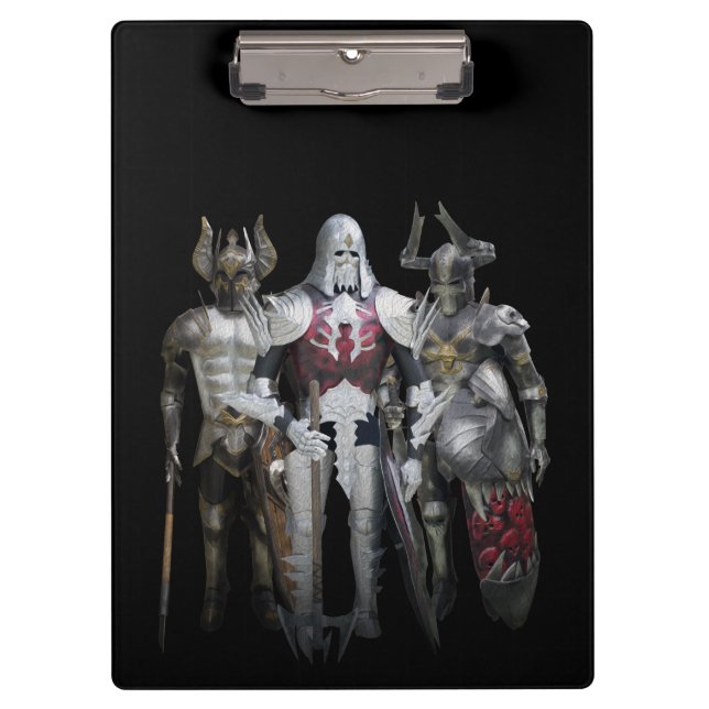 Drei Ritter Klemmbrett (Vorderseite)