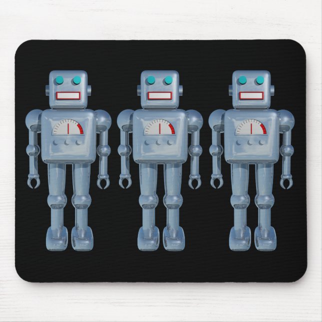 Drei Roboter Mousepad (Vorne)