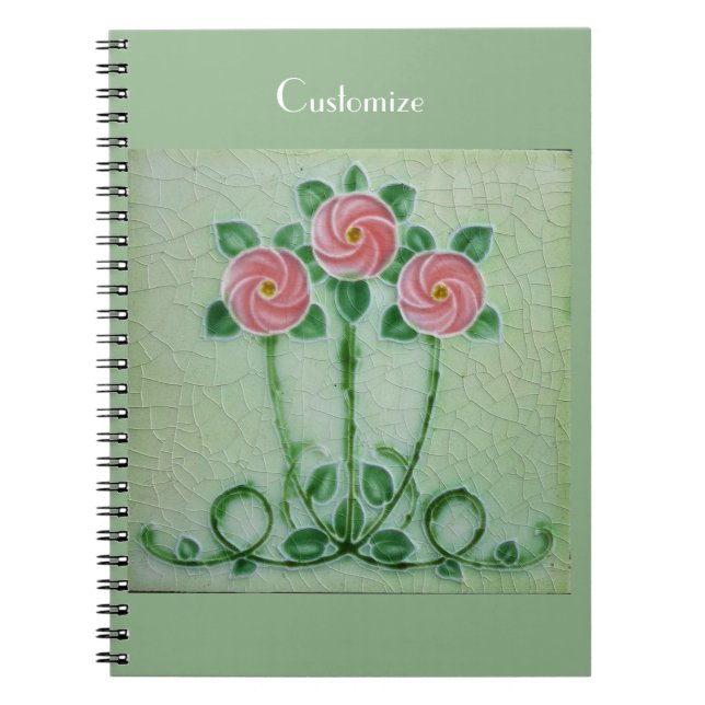 Drei rosa Roses Thunder_Cove Notizblock (Vorderseite)
