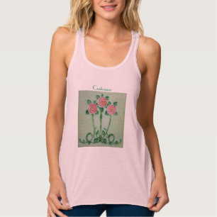 Drei rosa Roses Thunder_Cove Tank Top