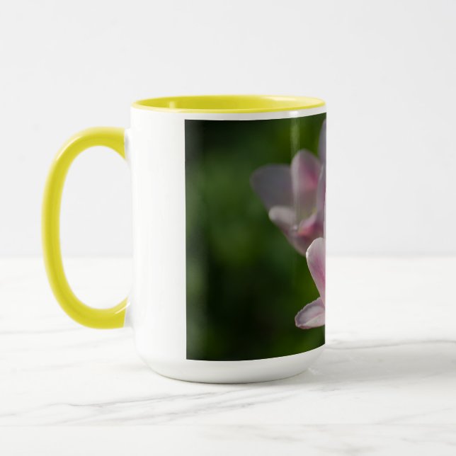 Drei rosa Tulpen Tasse (Links)