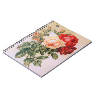 Drei Rose Notebook Notizblock