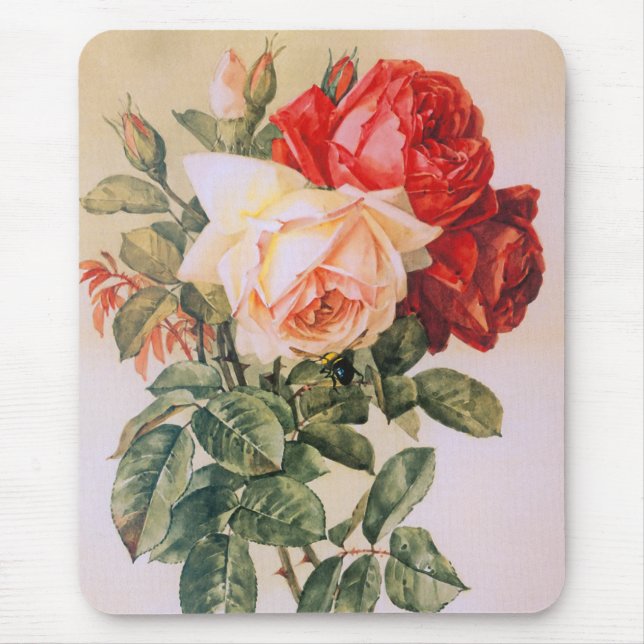 Drei Rosen-Mauspad Mousepad (Vorne)