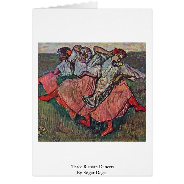 Drei russische Tänzer durch Edgar Degas (Vorne)