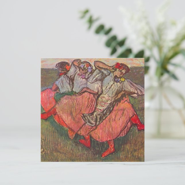Drei russische Tänzer von Edgar Degas (Stehend Vorderseite)