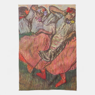 Drei russische Tänzer von Edgar Degas Handtuch