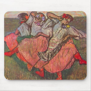 Drei russische Tänzer von Edgar Degas Mousepad