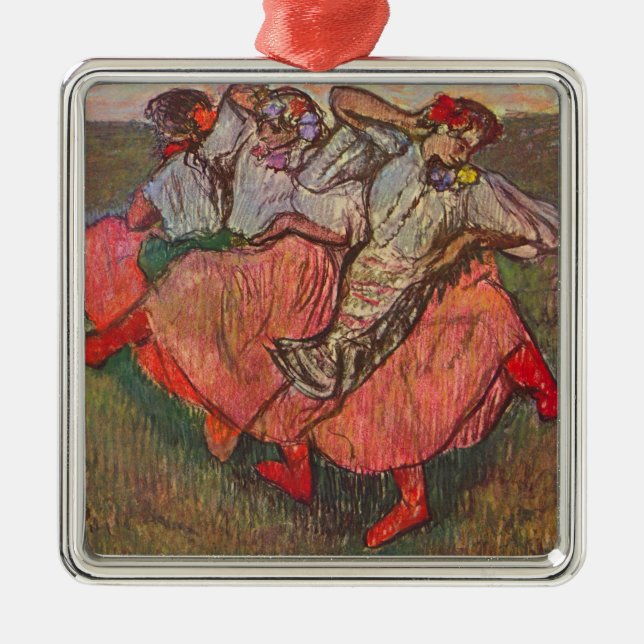 Drei russische Tänzer von Edgar Degas Ornament Aus Metall (Vorne)