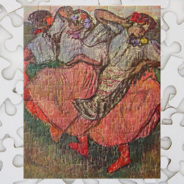 Drei russische Tänzer von Edgar Degas Puzzle