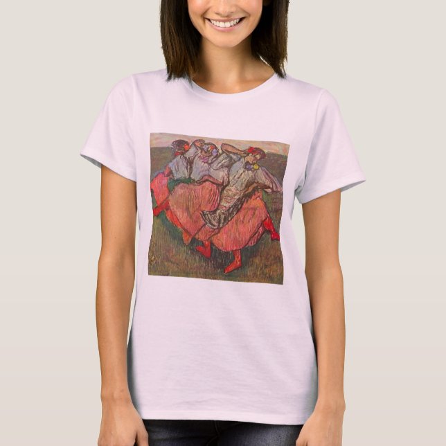 Drei russische Tänzer von Edgar Degas T-Shirt (Vorderseite)