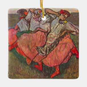 Drei russische Tänzerinnen von Edgar Degas Keramikornament