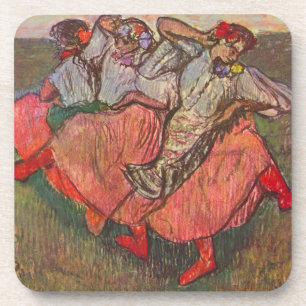 Drei russische Tänzerinnen von Edgar Degas Untersetzer