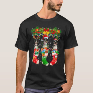 Drei Santa Reindeer Elf Entlebucher T-Shirt