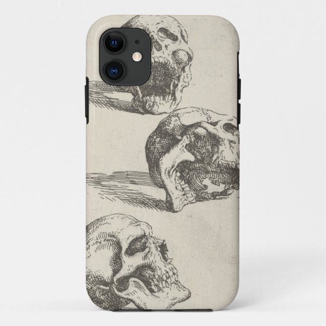 Drei Schädel Case-Mate iPhone Hülle (Rückseite)