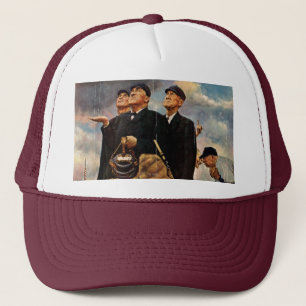 Drei Schiedsrichter Truckerkappe