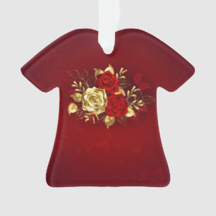 Drei Schmuckrosen Ornament