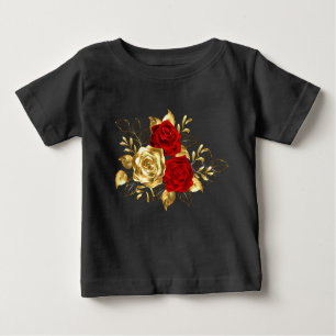Drei Schmuckstücke Rose Baby T-shirt