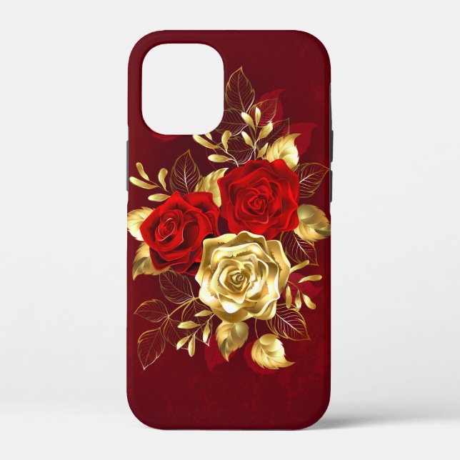 Drei Schmuckstücke Rose Case-Mate iPhone Hülle (Rückseite)