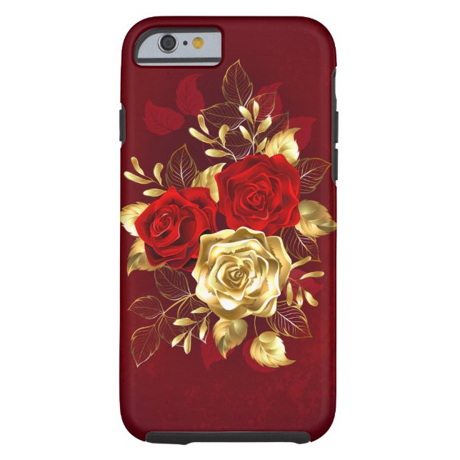 Drei Schmuckstücke Rose Case-Mate iPhone Hülle (Rückseite)