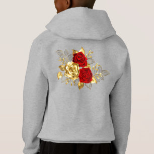 Drei Schmuckstücke Rose Hoodie