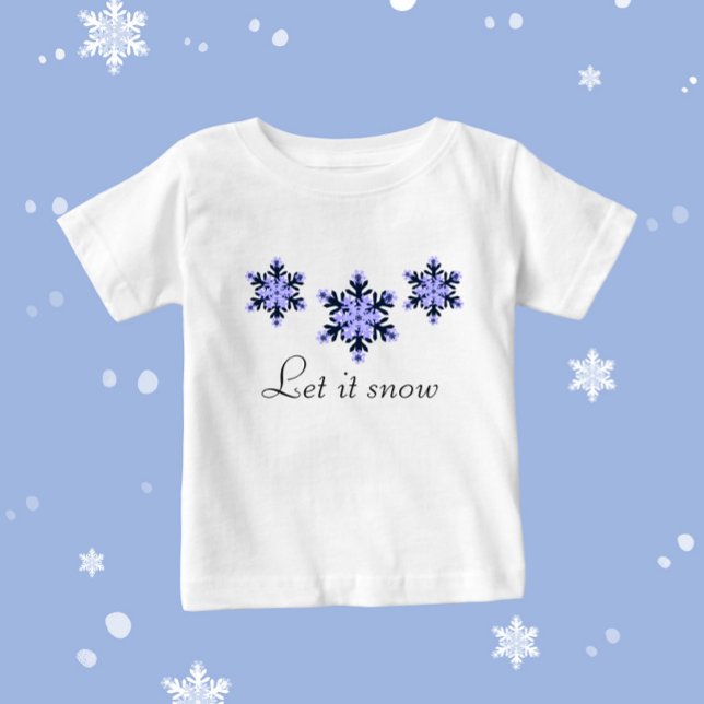 Drei Schneeflocken Baby T-shirt (Von Creator hochgeladen)