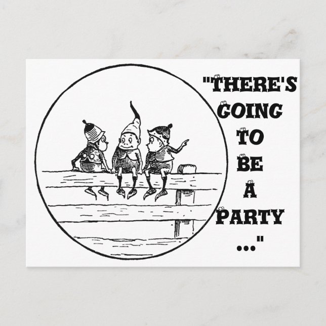 Drei Schokoladenkuchen auf einem Zaun Postkarte (Vorderseite)