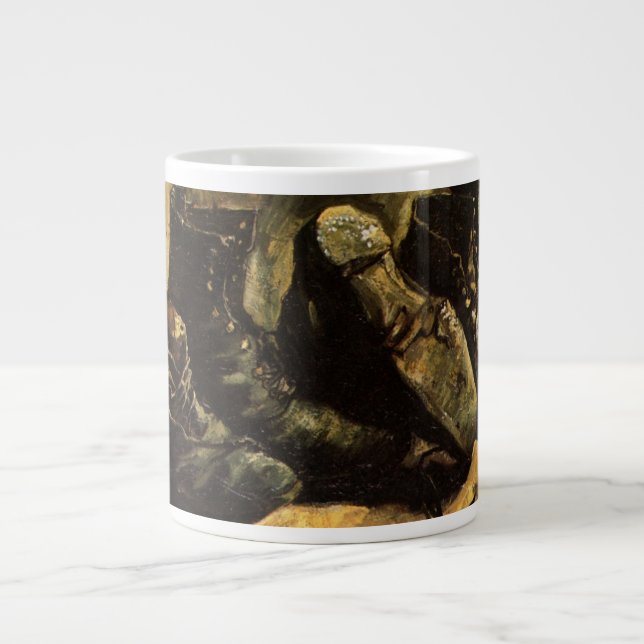 Drei Schuhpaare von Vincent van Gogh Jumbo-Tasse (Vorderseite)