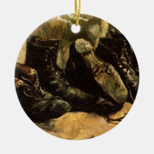Drei Schuhpaare von Vincent van Gogh Keramikornament