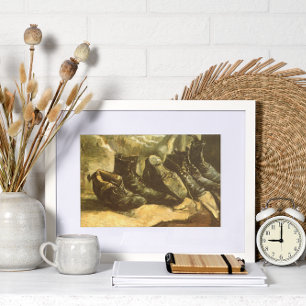 Drei Schuhpaare von Vincent van Gogh Poster