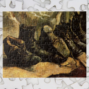 Drei Schuhpaare von Vincent van Gogh Puzzle