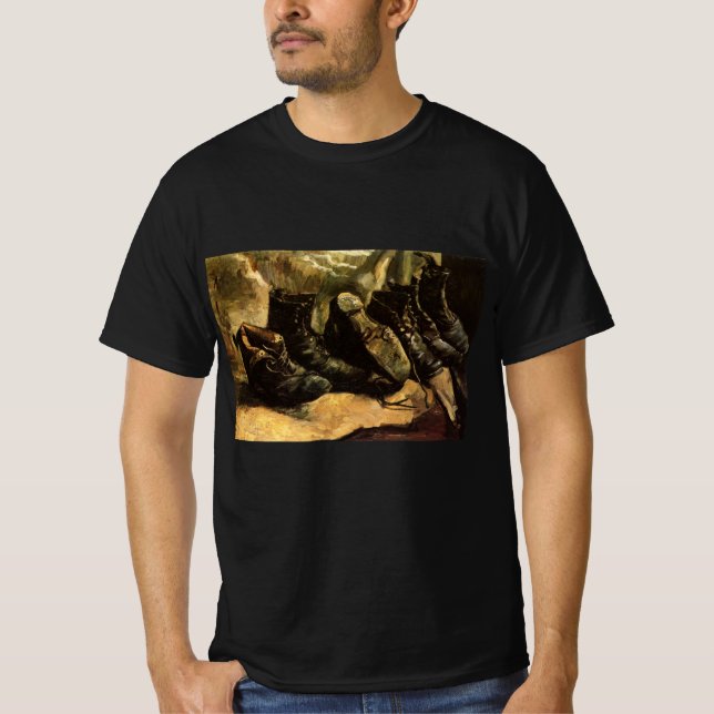 Drei Schuhpaare von Vincent van Gogh T-Shirt (Vorderseite)