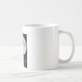 Drei schwarze Katzen und der Mond Tasse