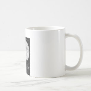 Drei schwarze Katzen und der Mond Tasse