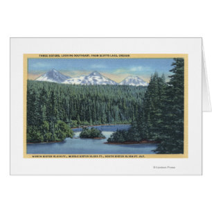 Drei Schwester-Berge nahe verbiegen ODER von Scott