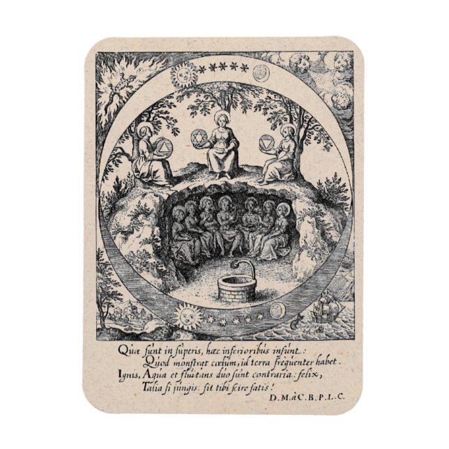 Drei Schwestern der Alchemie Magnet (Vertikal)