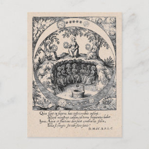 Drei Schwestern der Alchemie Postkarte