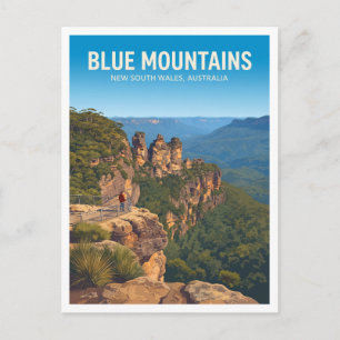 Drei Schwestern, Echo Point Katoomba Australien Postkarte