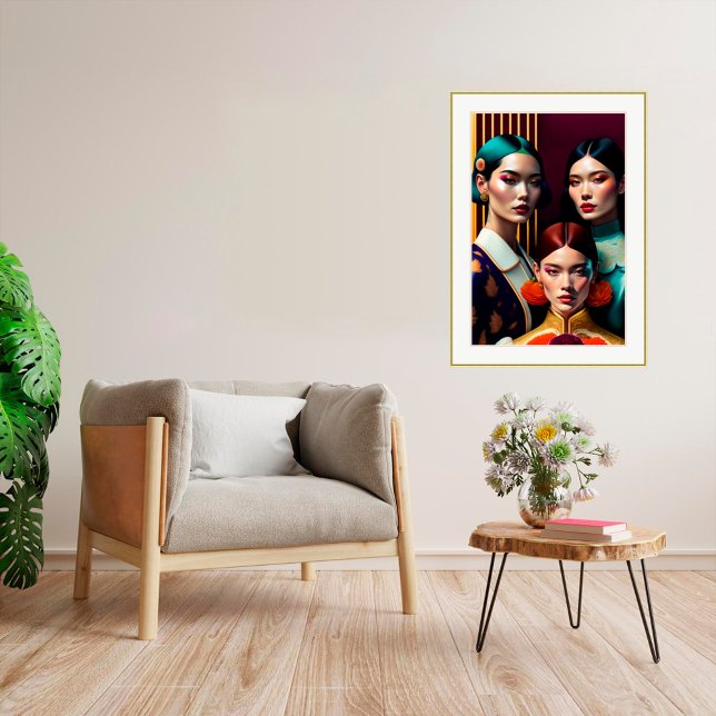 Drei Schwestern - Leinwand Art Print Poster (Von Creator hochgeladen)