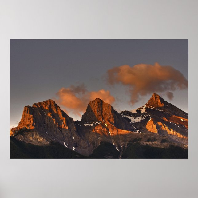 Drei Schwestern Sunrise Poster (Vorne)