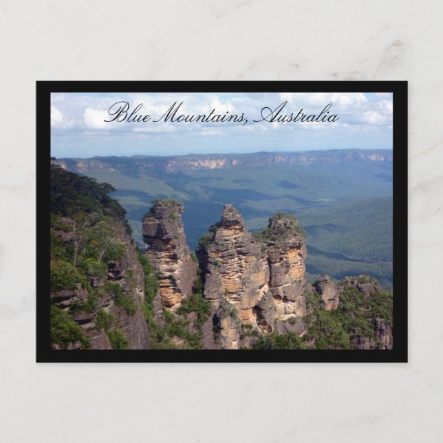 Drei Schwesterngebirge Postkarte (Vorderseite)