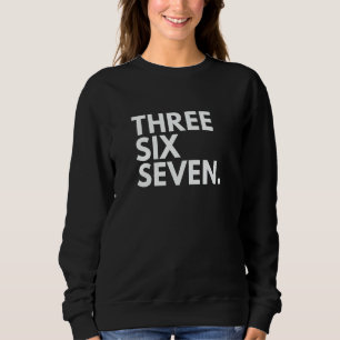 DREI SECHS SIEBEN Vorwahl 367 Quebec QC Quebec Kan Sweatshirt