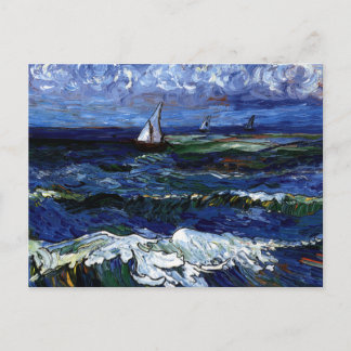 Drei Segelboote Postkarte