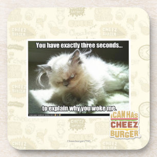 Drei Sekunden Getränkeuntersetzer