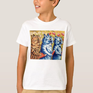 Drei singende Katzen von Louis Wain  T-Shirt