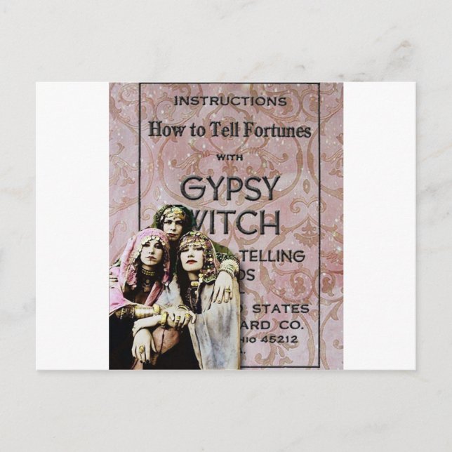 Drei Sinti und Roma, veränderte Kunst Postkarte (Vorderseite)