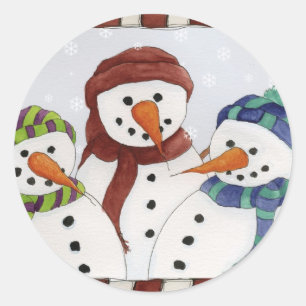 Drei Snowmen Sticker