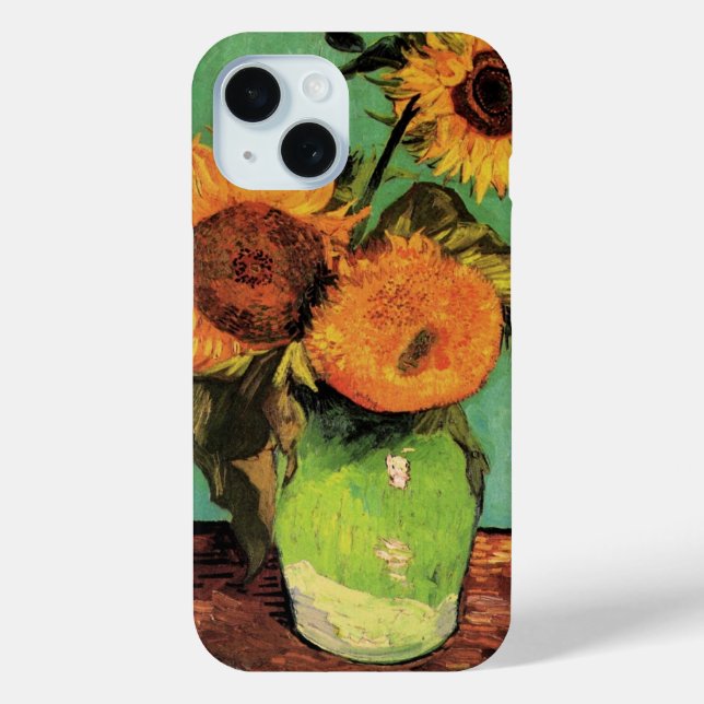 Drei Sonnenblumen in einer Vase von Vincent van Go Case-Mate iPhone Hülle (Rückseite)