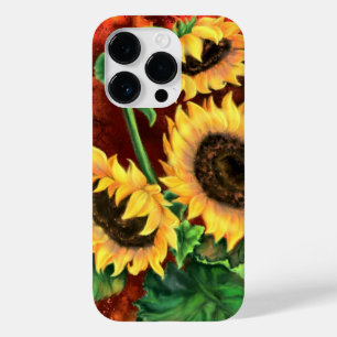 Drei Sonnenblumen Malereien Case-Mate iPhone 14 Pro Hülle